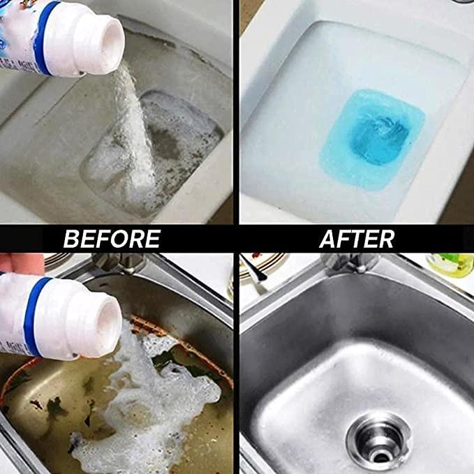 SANITIZO POWERFUL DRAIN & SINK CLEANER POWDER (PACK OF 4)