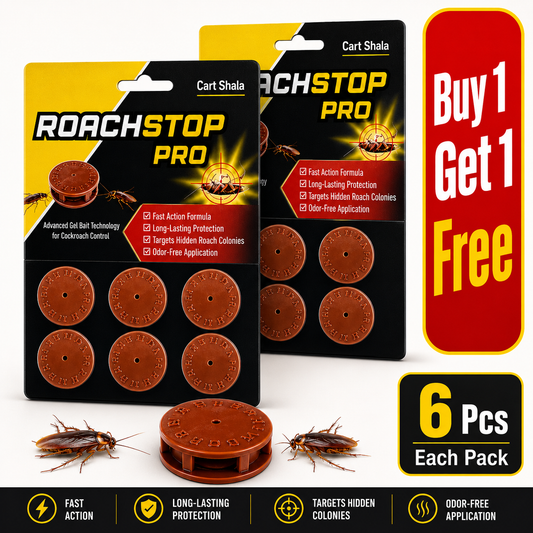 Cockroach Control Bait Stations – 6 Pcs Pack