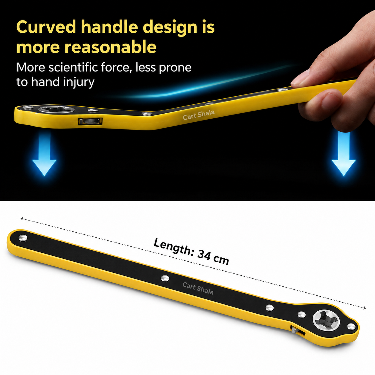 Universal Car Jack Ratchet Wrench – Cart Shala