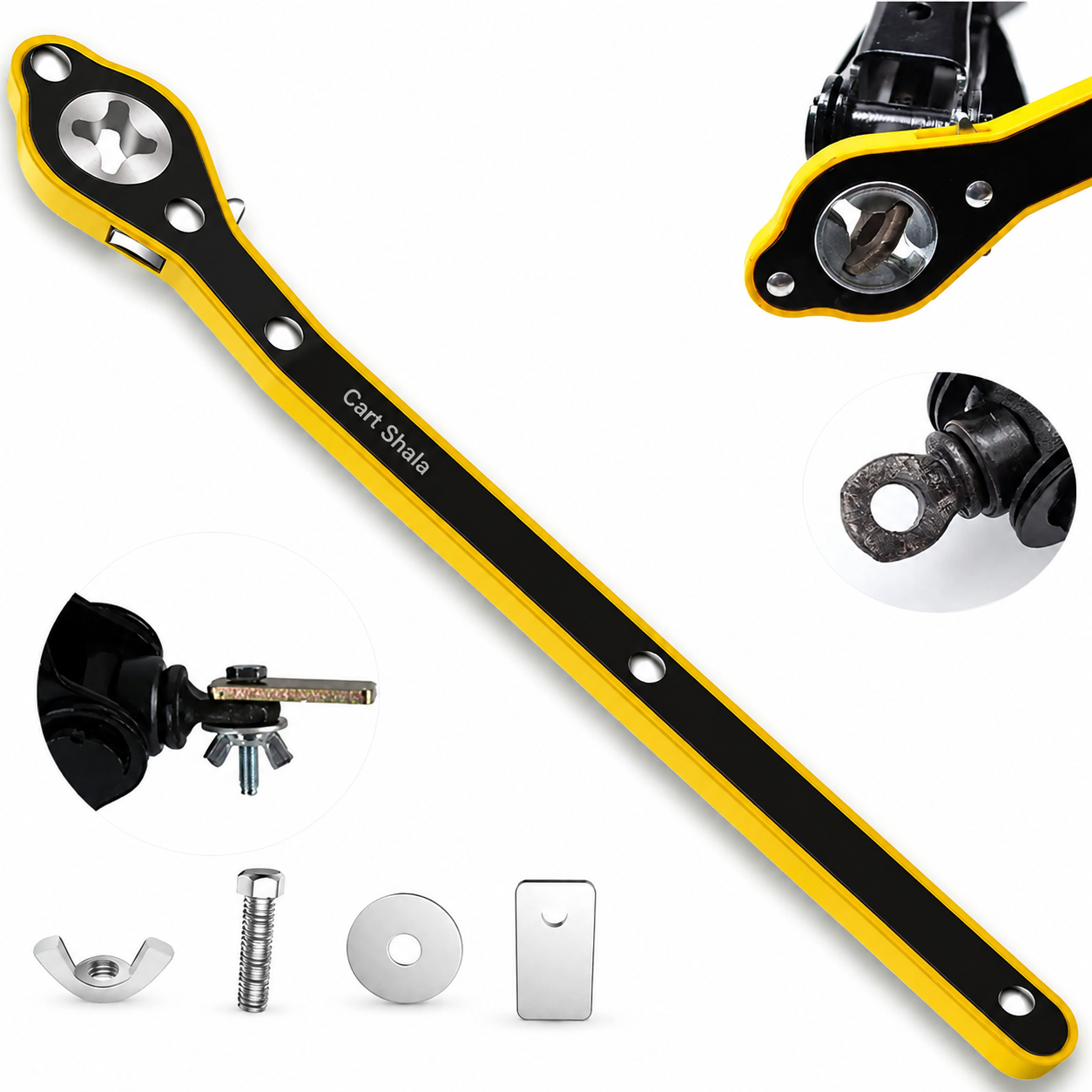 Universal Car Jack Ratchet Wrench – Cart Shala