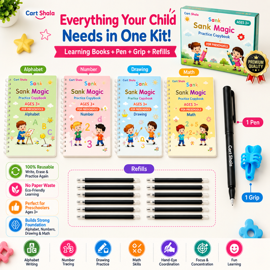 Magic Grooved Writing Practice Workbook Set