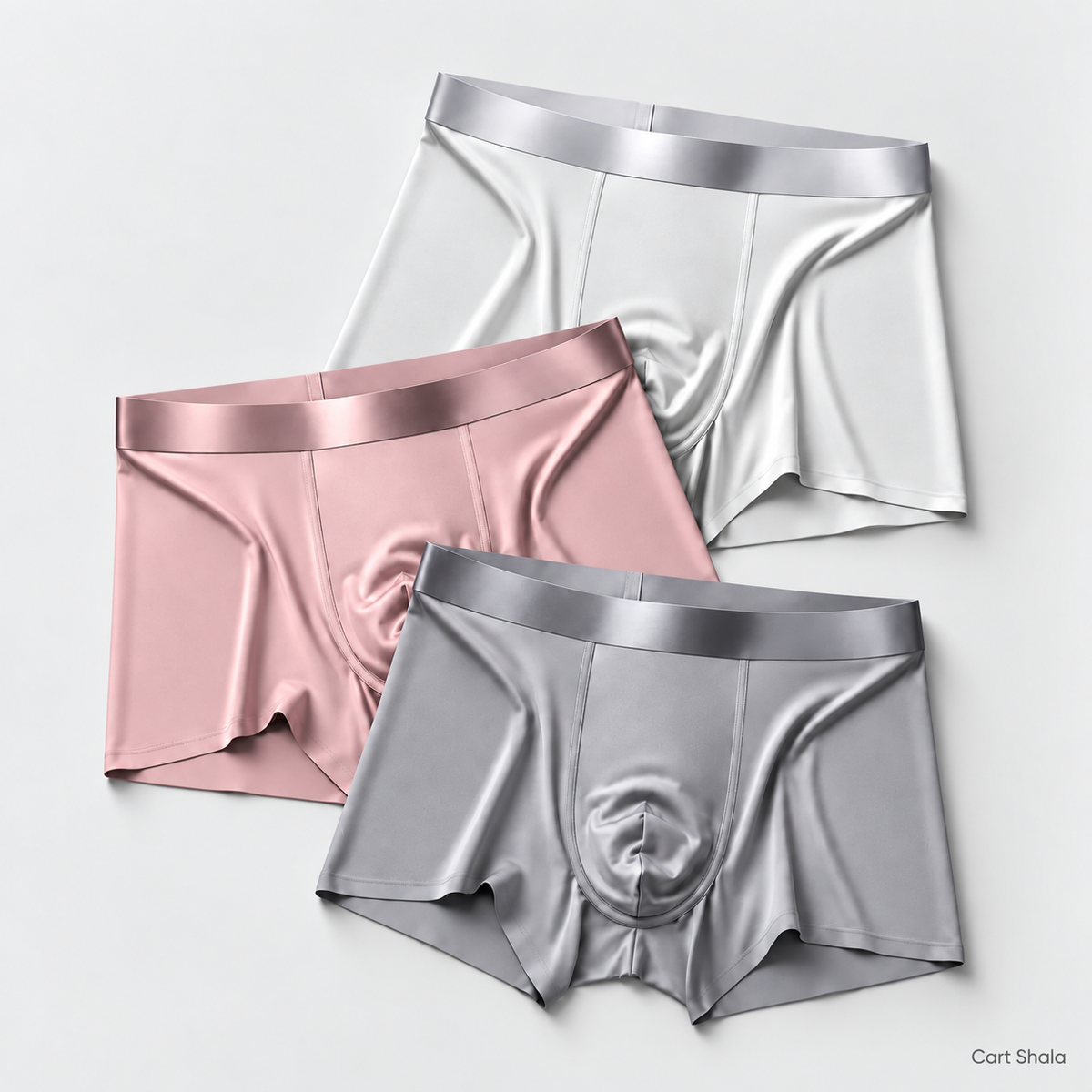 Men's Ultra Soft Ice Silk Lycra Material Comfortable Underwear | Light-Weight | Breathable | Anti-Bacterial